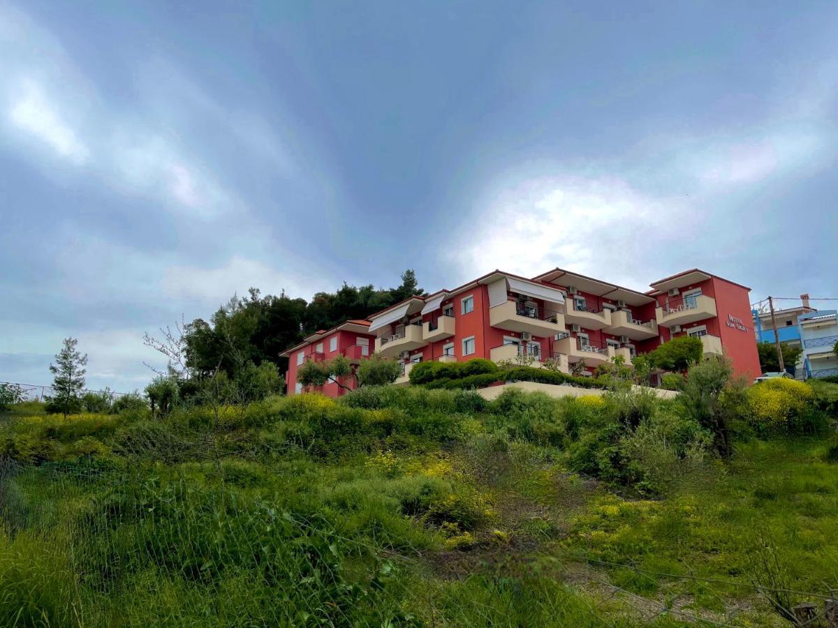 Hotel Sun Sight Pefkochori Exterior foto