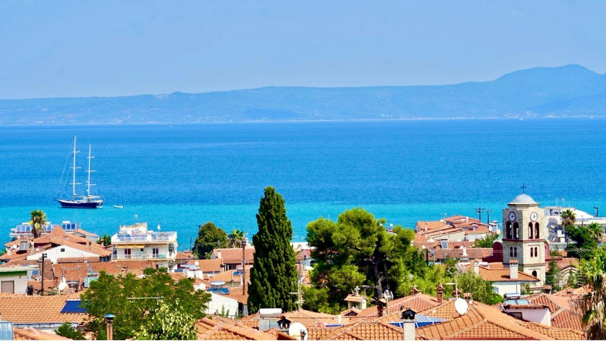 Hotel Sun Sight Pefkochori Exterior foto